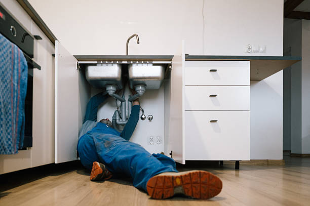 Professional Drain Cleaning technician working in Spencer, NY